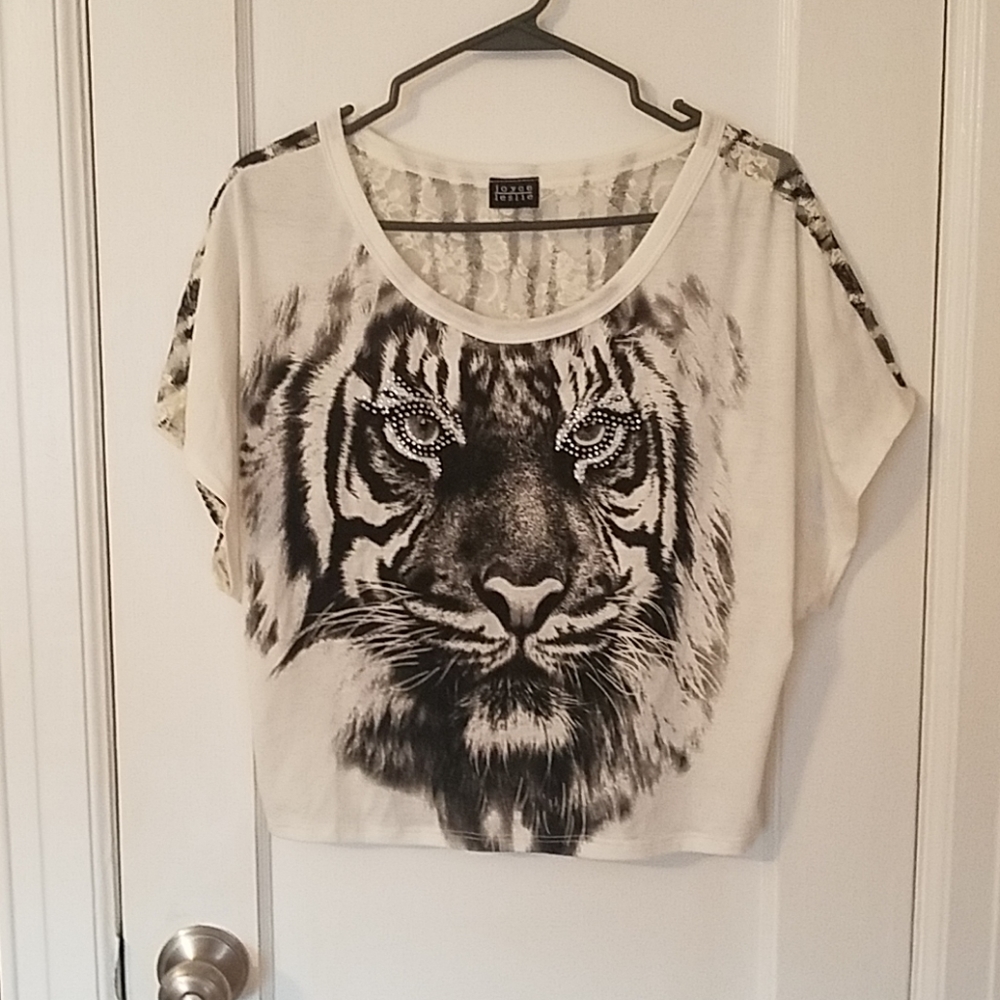 Joyce Leslie Tiger Top